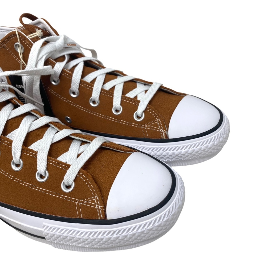 Converse CONS Chuck Taylor Pro Mid Sneakers Men's Shoes Suede Tawny Owl A04601C - Picture 4 of 10